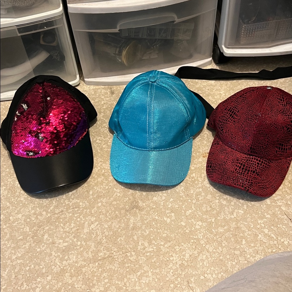 Set of 3 Festival / Rave Hats – Lightly Used, Excellent Condition
